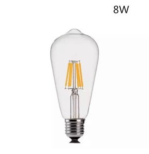 LEDフィラメントタイプエジソン電球 8W【単独購入用】