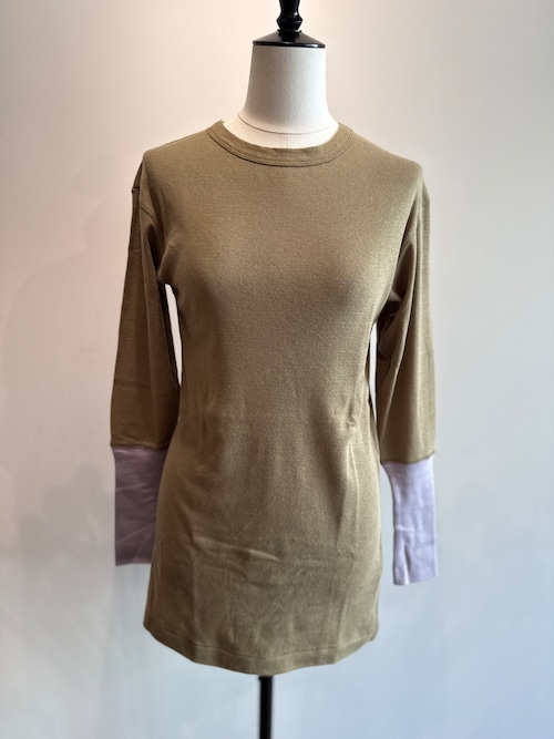 OVERNEATH/Cottom linen longsleeves077