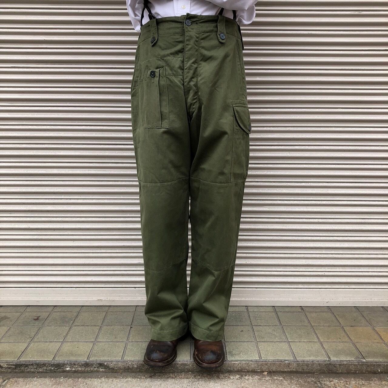 貴重 良品 1954年製 50s イギリス軍実物 P1960 コンバット トラウザー 