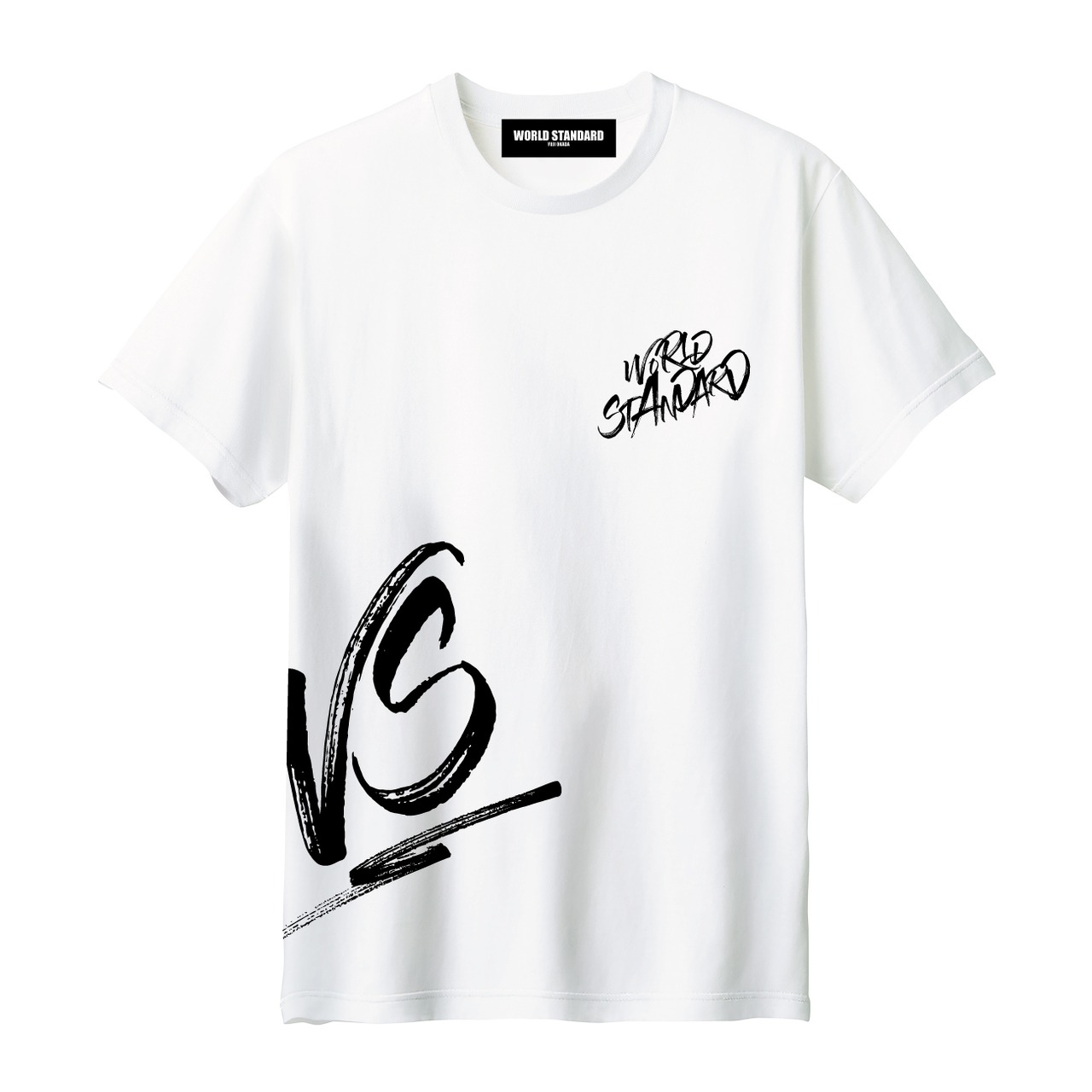 WORLD STANDARD/クルーネックプリントTシャツ/WSHT-030