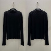 ボトルネックメッシュシアーPO/ブラック