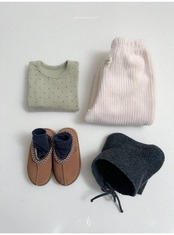 〖取寄〗韓国子供服 / 26winter / atomeme / くまボンネット / キッズ *FREE*