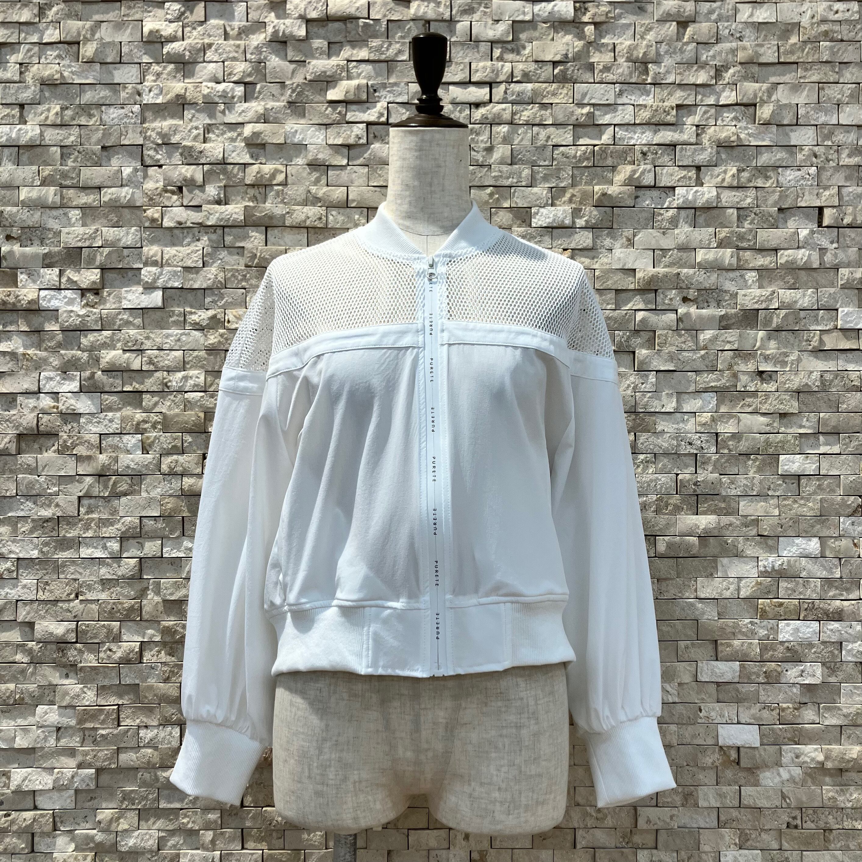 Hazalnut】ロゴラインメッシュブルゾン（DA25023） | FORME Base STORE