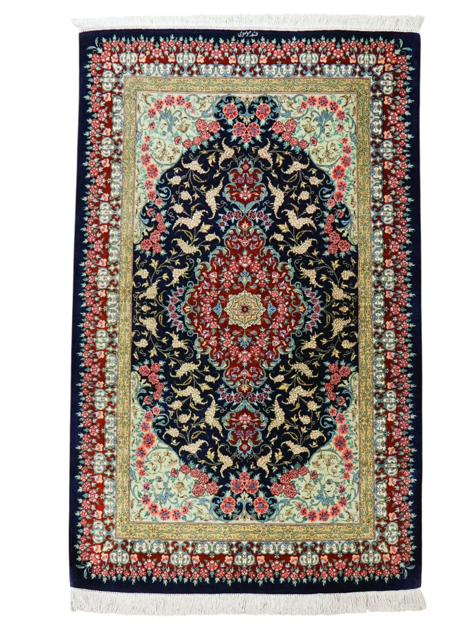 ペルシャ絨毯 ヴィンテージラグ 145×95cm 手織り オールドpersia