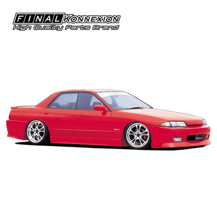 【FIRST CONTACT】　FRP製　リアバンパースポイラー　NISSAN　R32　スカイライン　4DR（セダン）専用　エアロ　未塗装品　社外部品　 【PGFK-G02-FCR324R】　ファイナルコネクション | PRIENT GARAGE powered by BASE