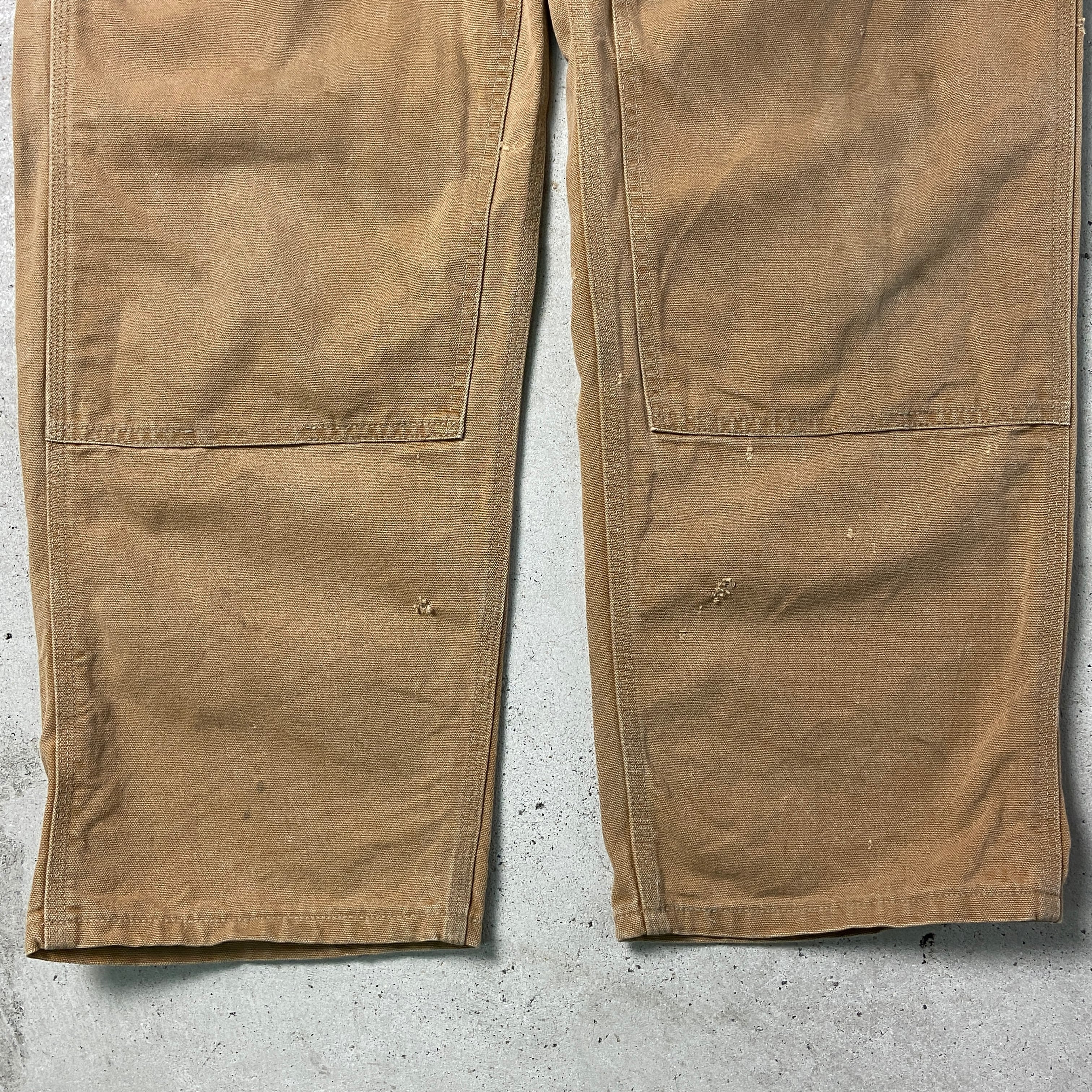 80年代 USA製 Carhartt カーハート ダック地 ダブルニー ワークパンツ