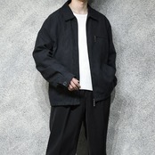 fake suede jacket black