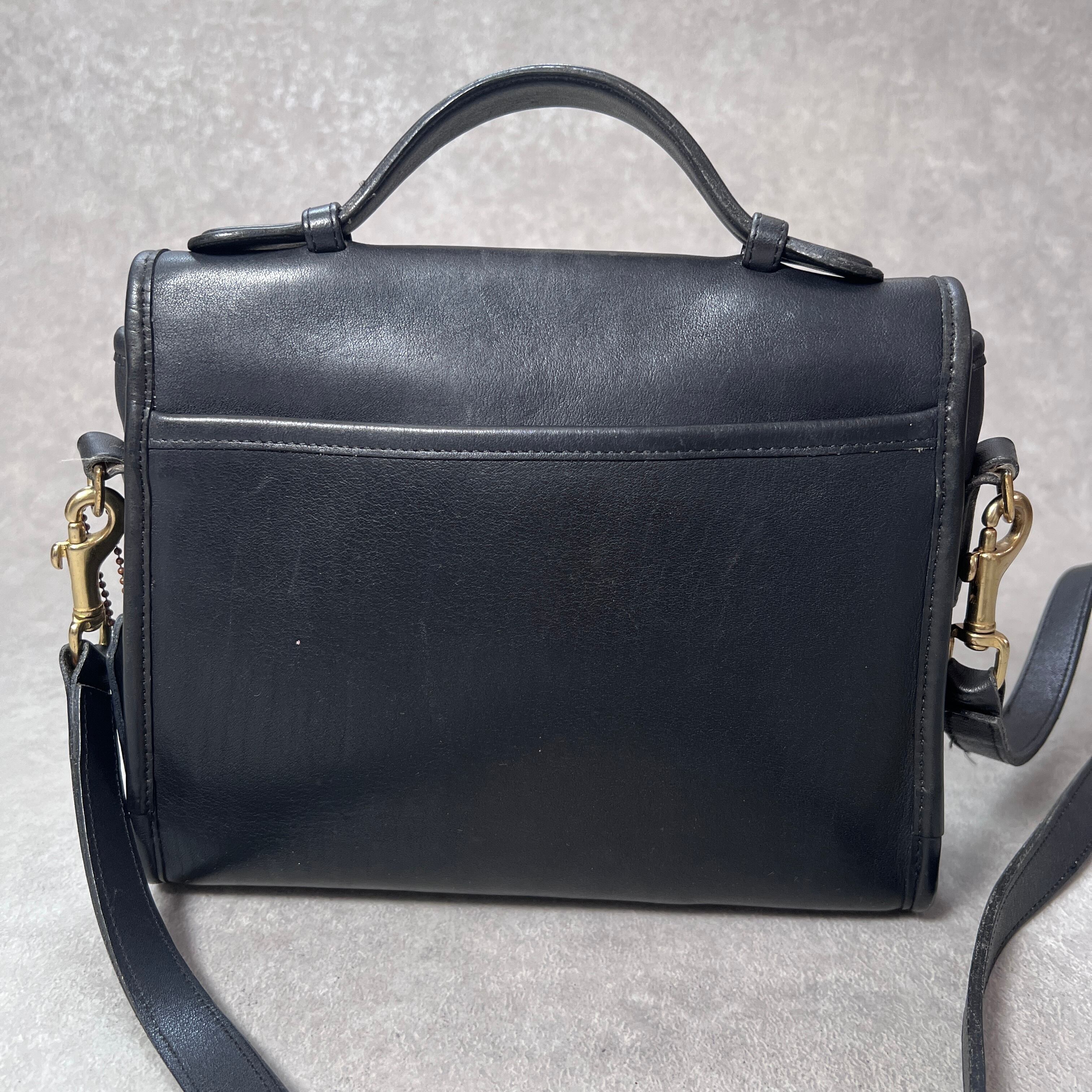 USED】COACH ミニサッチェル ショルダーバッグ《 オールドコーチ No