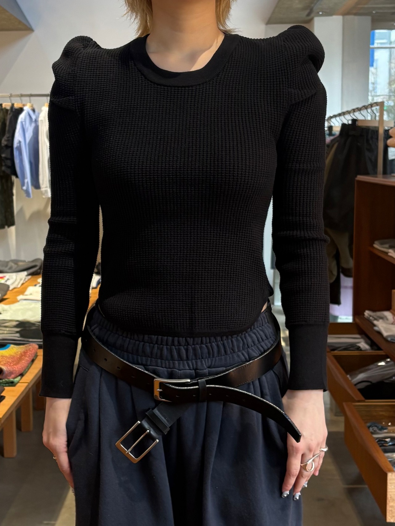 【26SS】BASICKS ベイシックス / サーマルトップス 長袖 / Thermal Knit T-shirt - 7