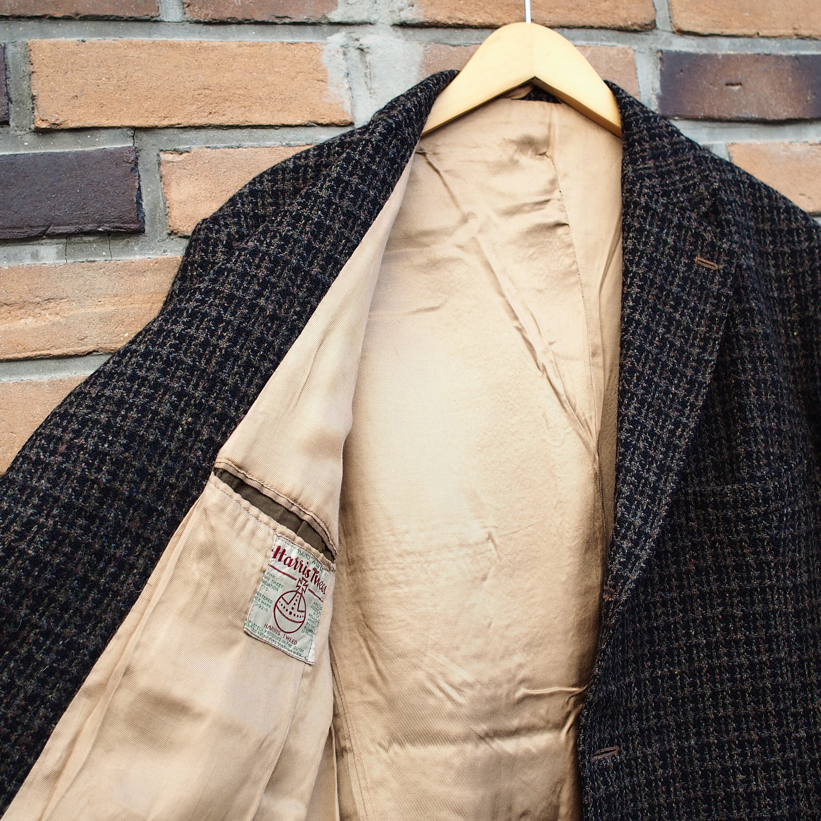 1960s Vintage Harris Tweed 40程度 ハリスツイード テーラード