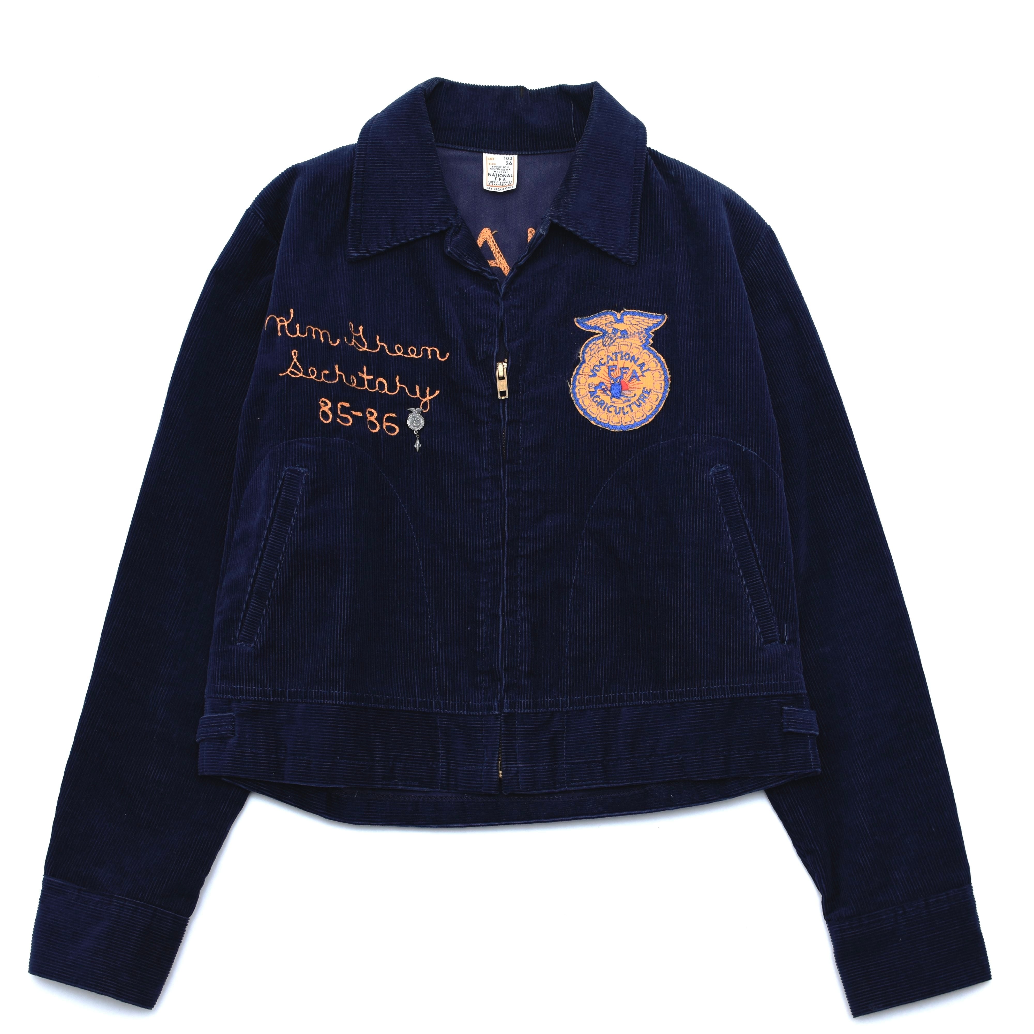 80's Vintage FFA corduroy jacket | 古着屋 grin days memory 【公式