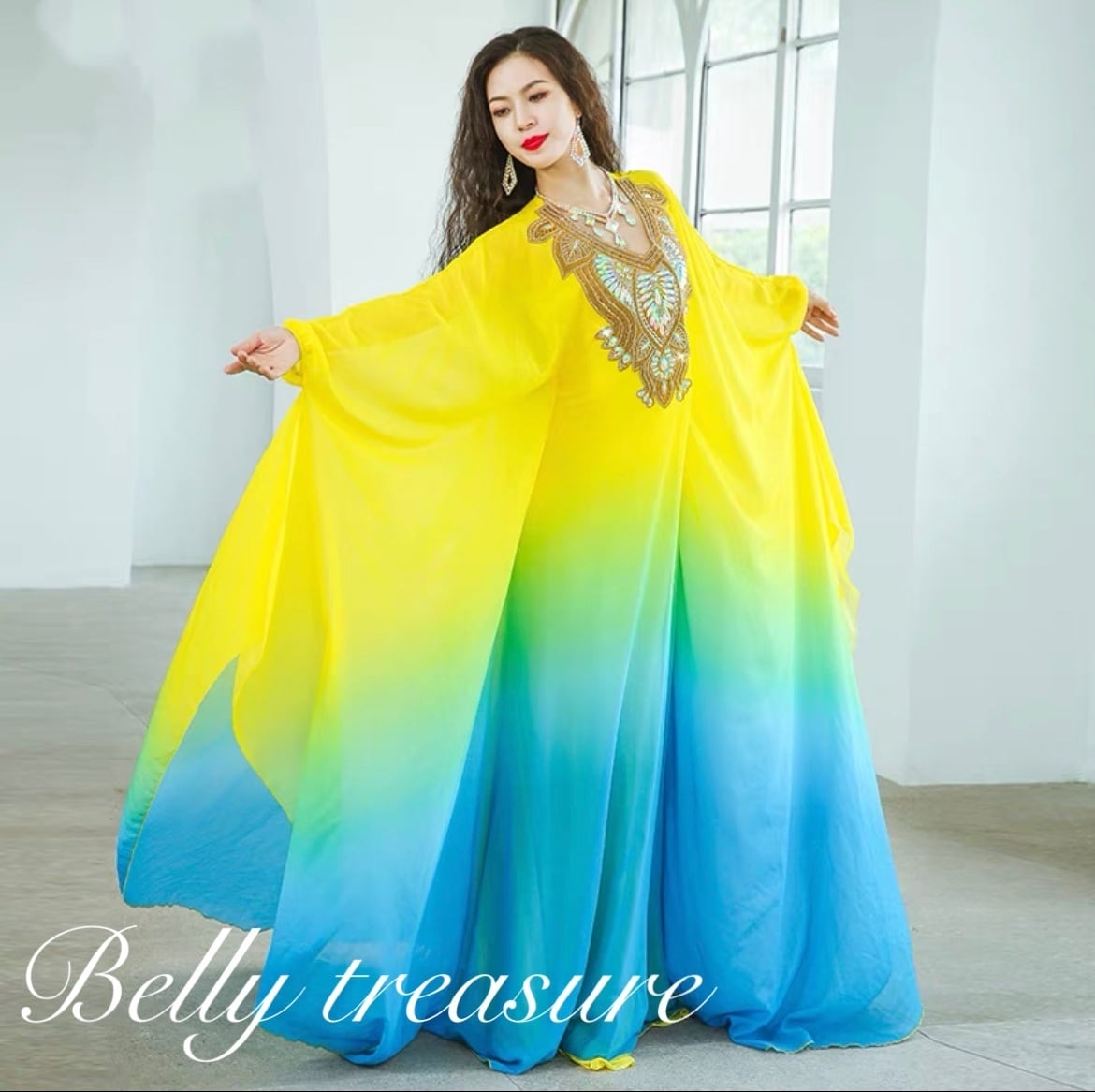 ハリージドレス 3カラー CCZW YC073 202109 | Belly Treasure®︎