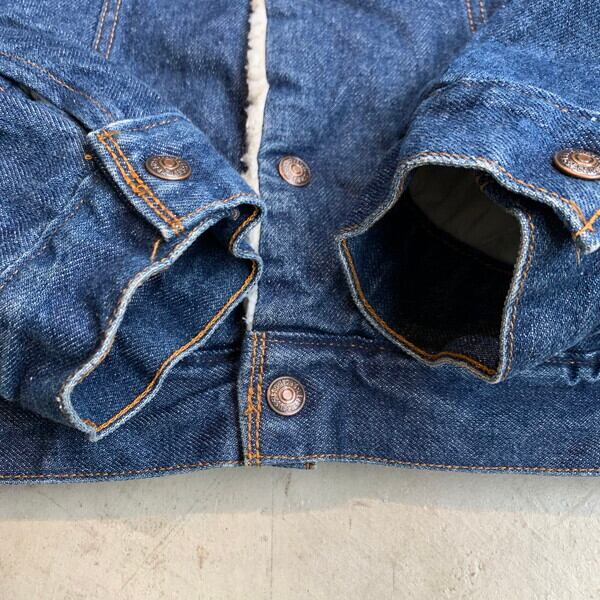 80's Levi's リーバイス デニムボアジャケット 70608-0216 4ポケ 濃紺