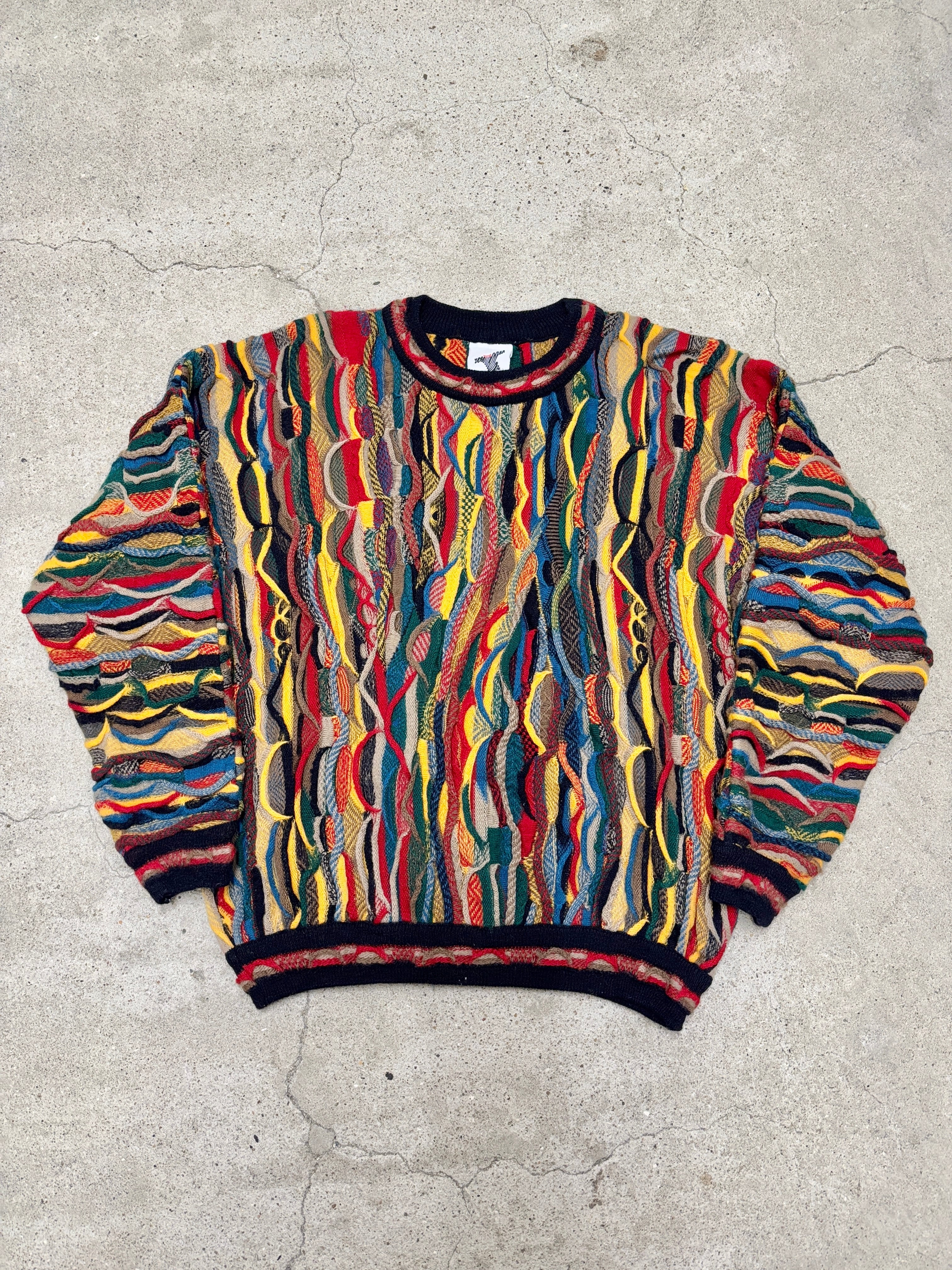 BONZO オーストラリア製 ニットカーディガン コアラ柄 ブラック BONZO