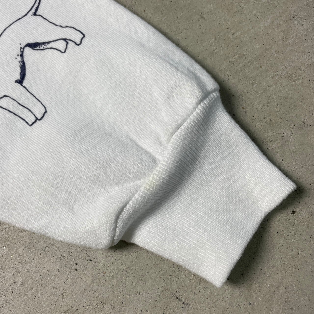 ドラゴン1980`s-90`s MICHIGAN RAG ANIMAL 90年代 USA製 MICHIGAN RAG CO. スウェットシャツ 犬柄 総柄プリント