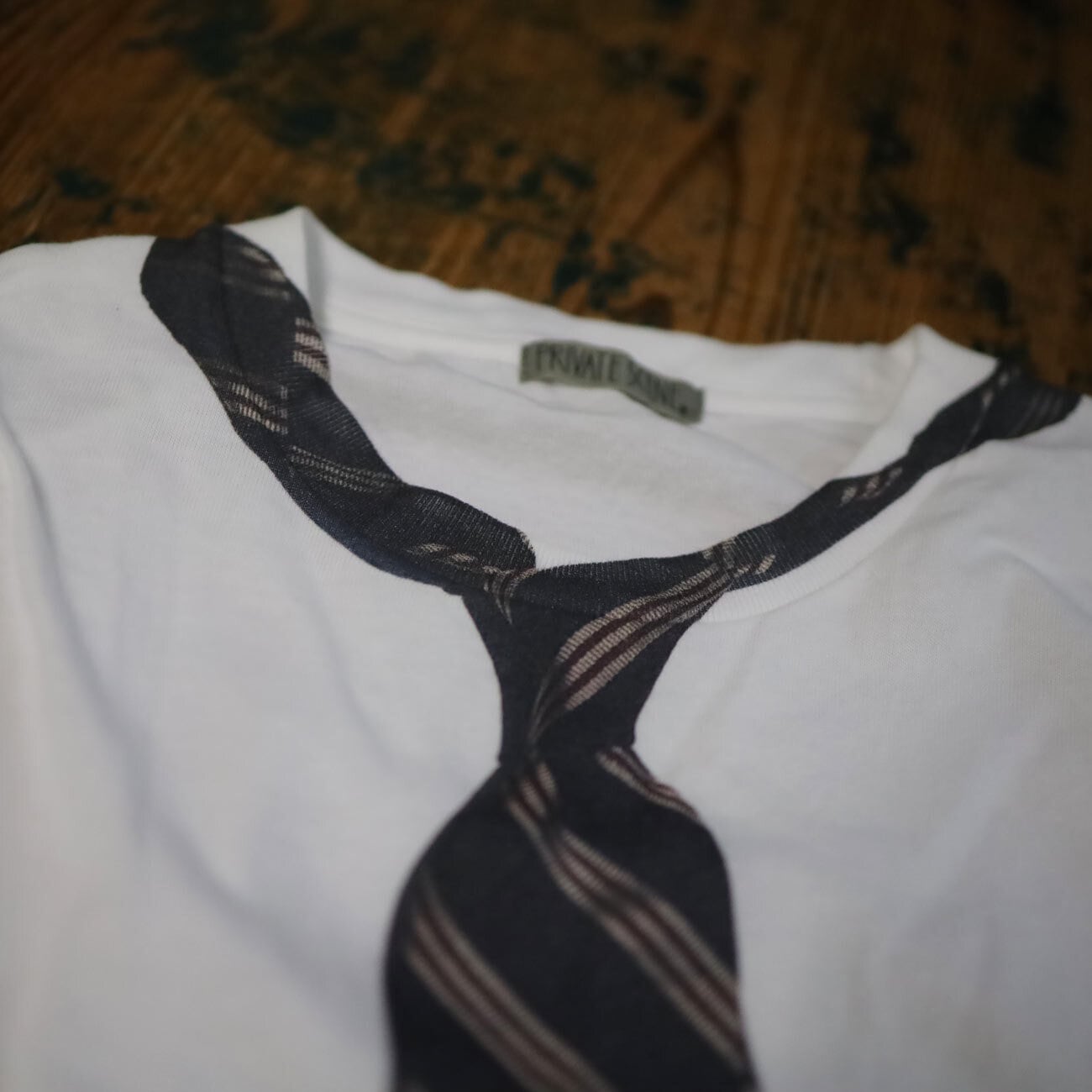 プリントTシャツ】実写ネクタイ / PRIVATE SCENE Tシャツ | PRIVATE SCENE