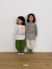 【取寄/韓国直送】Plain.ポニーイラストTシャツ｜秋服｜韓国子供服｜26/AT