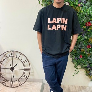 Lapipomme LAPIN POMME ロゴTシャツ　BLACK