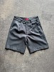 THE MET × PACSUN Pleated Shorts (charcoal)