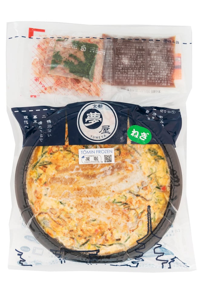 【冷凍食品セレクトショップ】TŌMIN　お好み焼き（ねぎふわふわ）　FROZEN