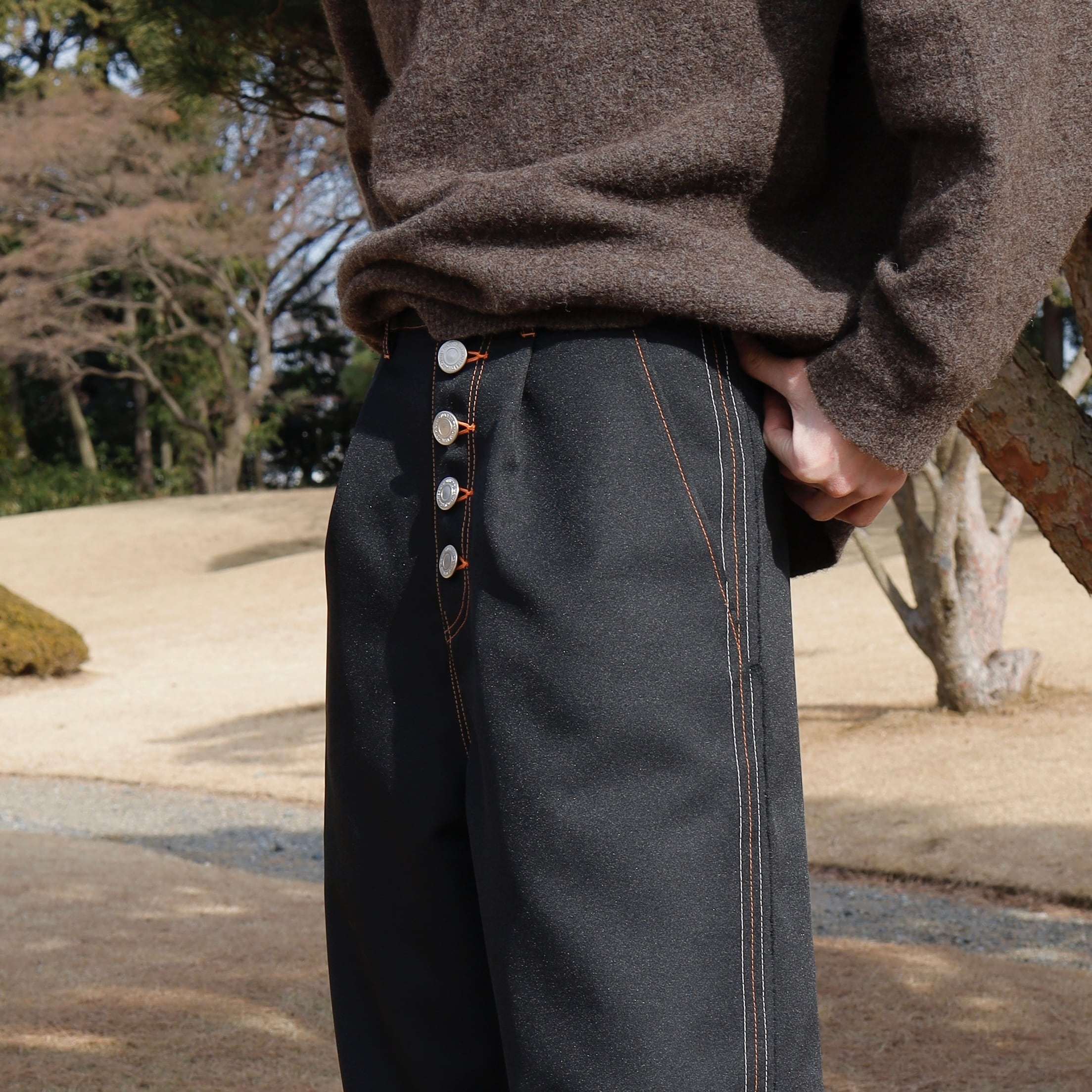 Loile / Side seam long pants