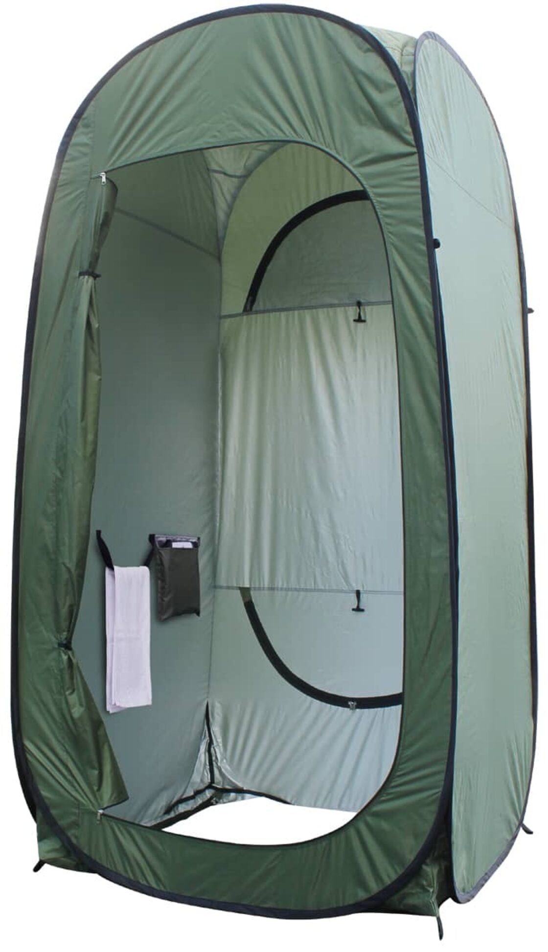 車用シャワーテント オーニング 屋根付き プライバシーシェルター バスルーム アウトドア キャンプ 更衣室 ポータブル カーサイド 車用サイドテント、 屋根付きシャワーシェルターインスタントテント、ポータブルポップアップトイレキャンプ用プライバシーシャワールーム ...