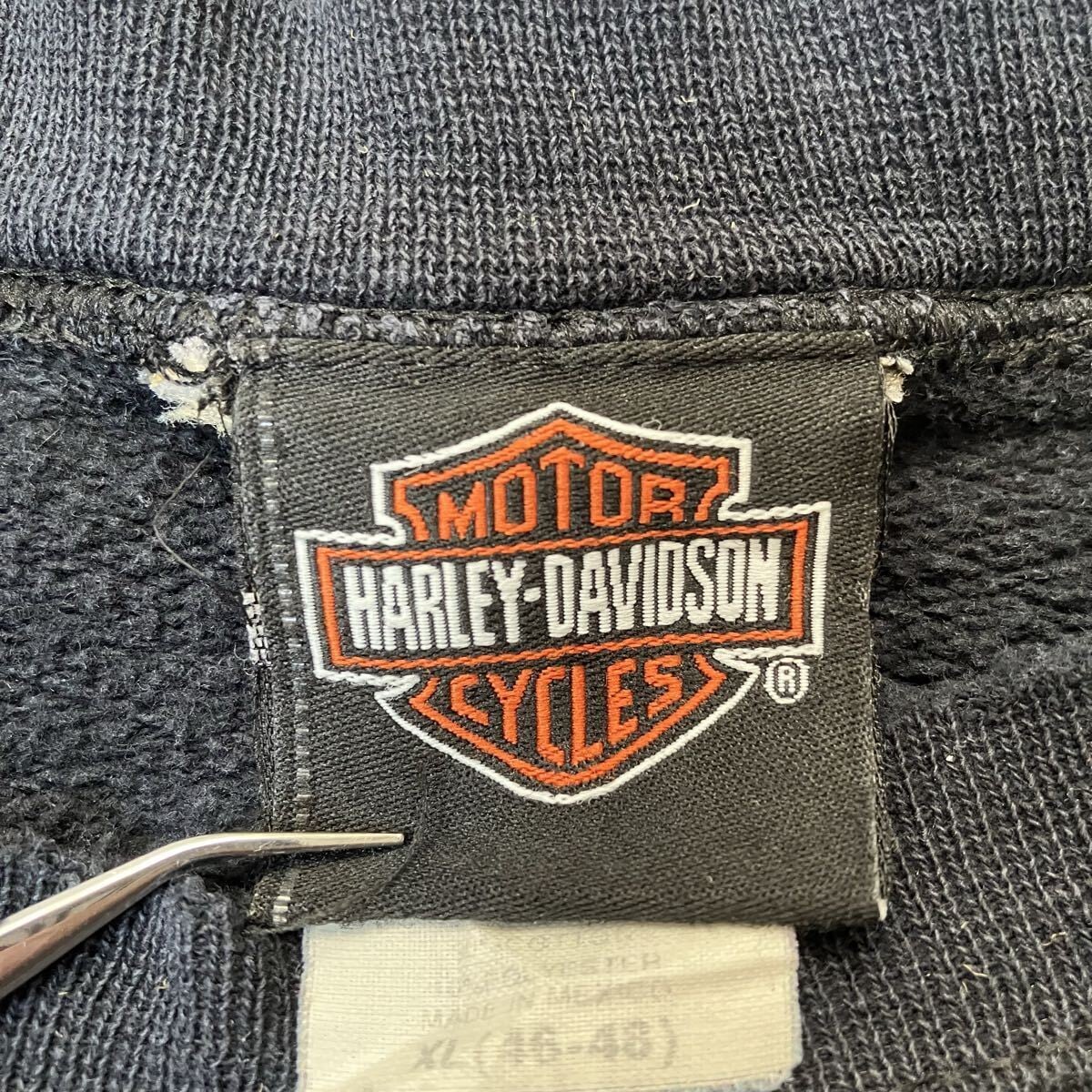 00s Harley-Davidson スウェット XL メキシコ製 ブラック フェード