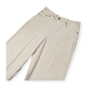 CASTELBAJAC SPORT カステルバジャック スポーツ ピケ風 ナイロン&コットン パンツ サイズ 78 /ホワイト/メンズ