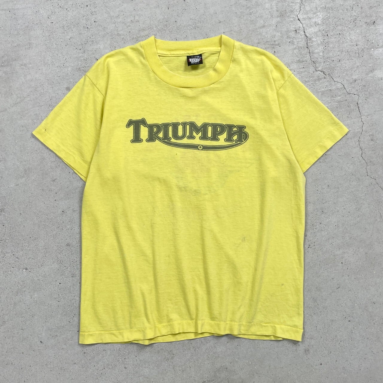 80年代~90年代 USA製 TRIUMPH トライアンフ プリントTシャツ モーター  