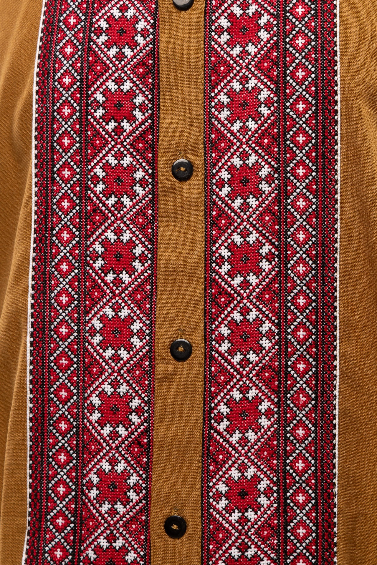 ウクライナ刺繍ヴィシヴァンカ　クロスステッチ手刺繍　XLサイズ　メンズ - 2