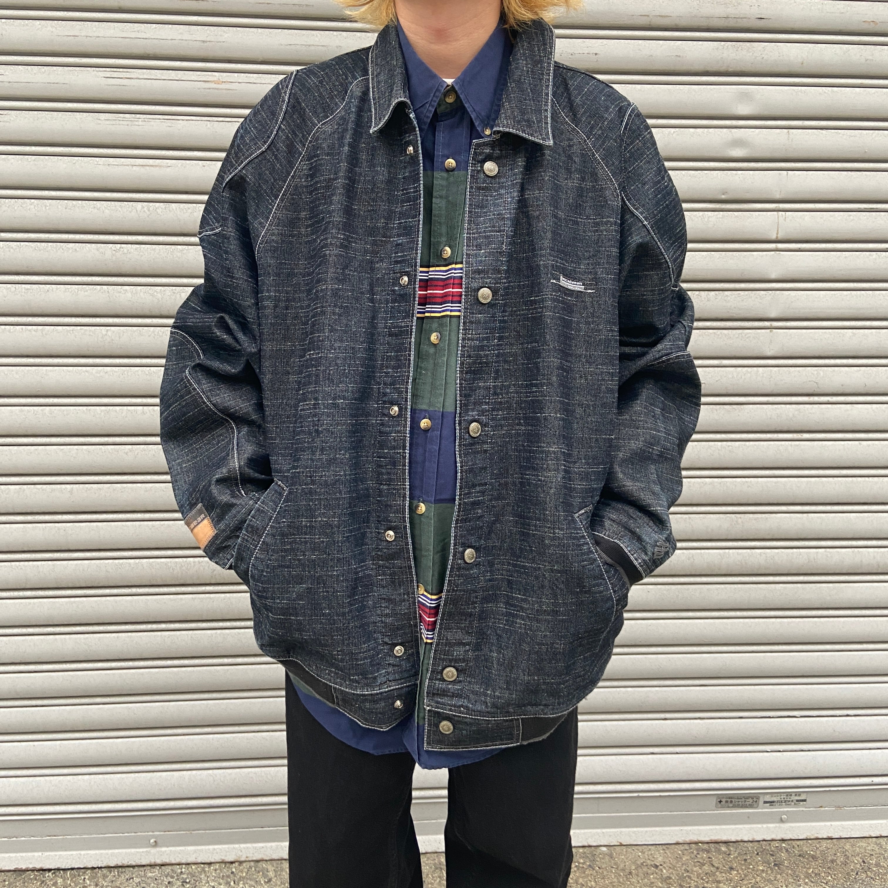 80s 90s USA製 Woolrich デニムカバーオール グレー L | 古着屋 Uan