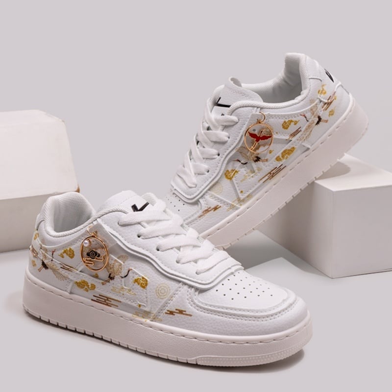 鶴柄　ローカットスニーカー　YS00062