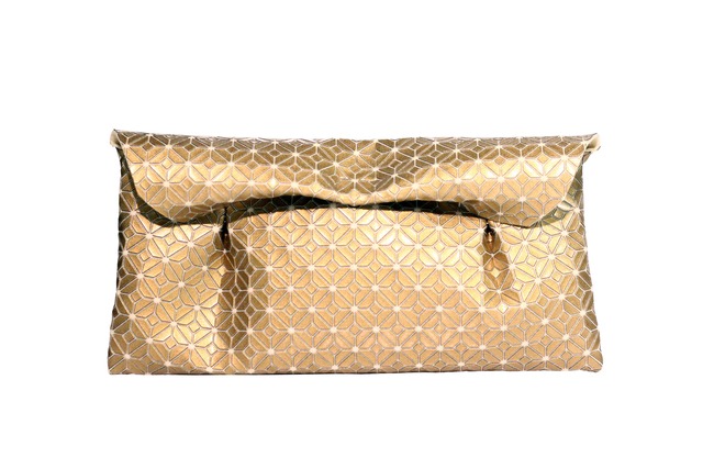 FUKUSA CLUTCH／GOLD WHITE