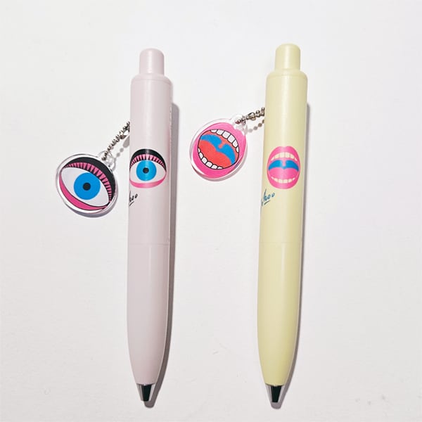 三菱鉛筆×横尾忠則 コラボ uni ユニボールワンP ゲルインク ボールペン