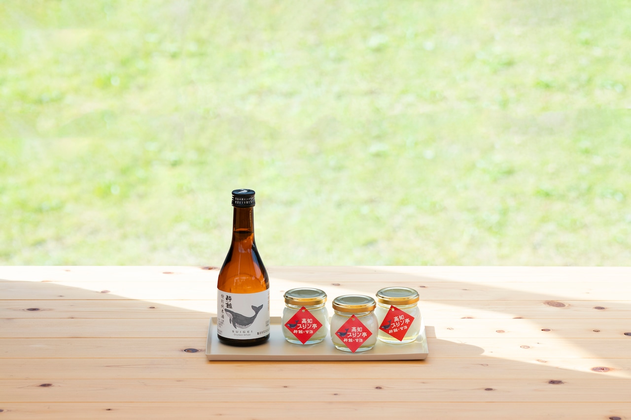 【9月10日(木)お届け】呑兵衛さん必見!酔鯨の酒粕を使った『甘酒プリン』&酔鯨 特別純米酒300ml