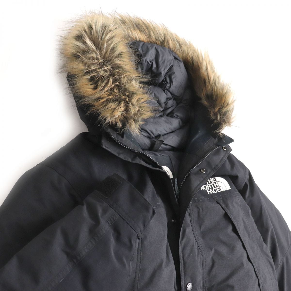 美品◇ザ ノースフェイス ND91835 Mountain Down GORE-TEX ファー付き