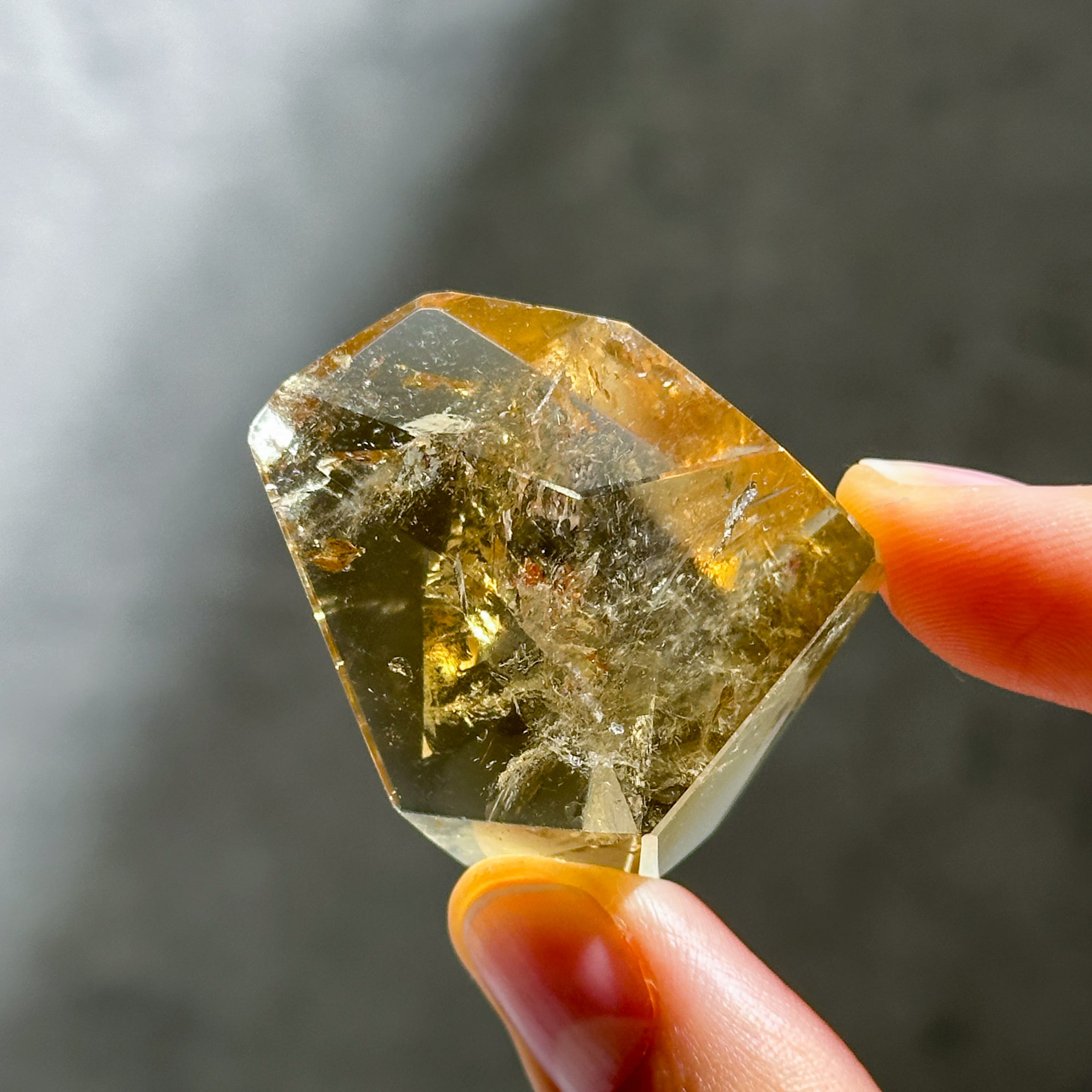 シトリン（黄水晶） フリーフォーム03◇ Citrine ◇ 天然石