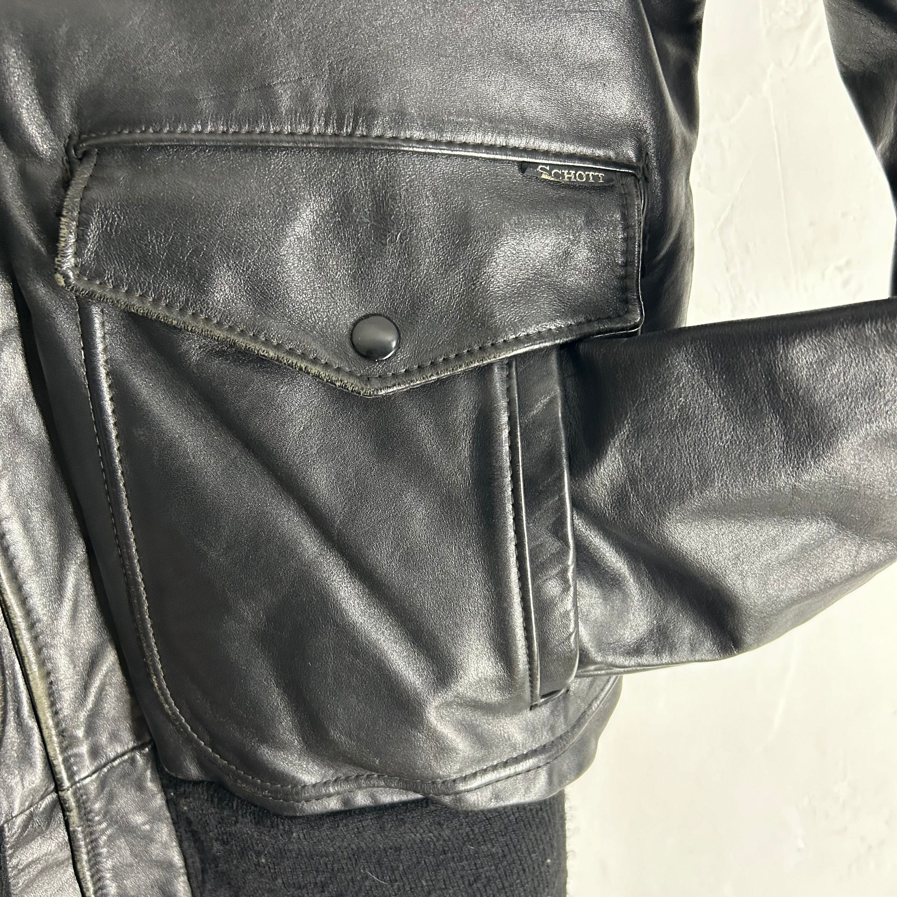 70s~80s Schott A-2 Type Cow Leather Jacket USA製 | VOLAR