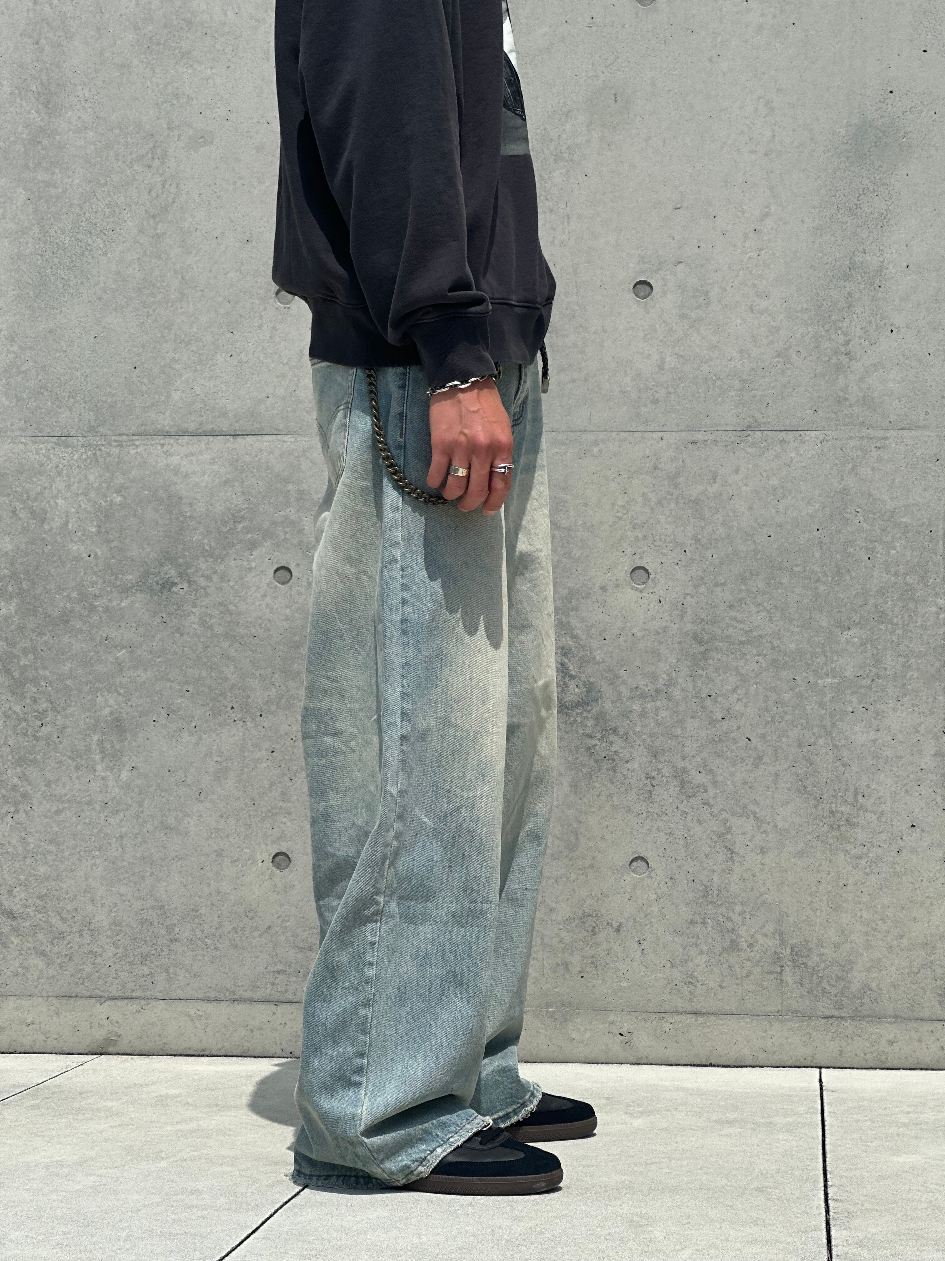 Fade Wide Straight Denim | 【ボトムス専門店】MODE SPACE