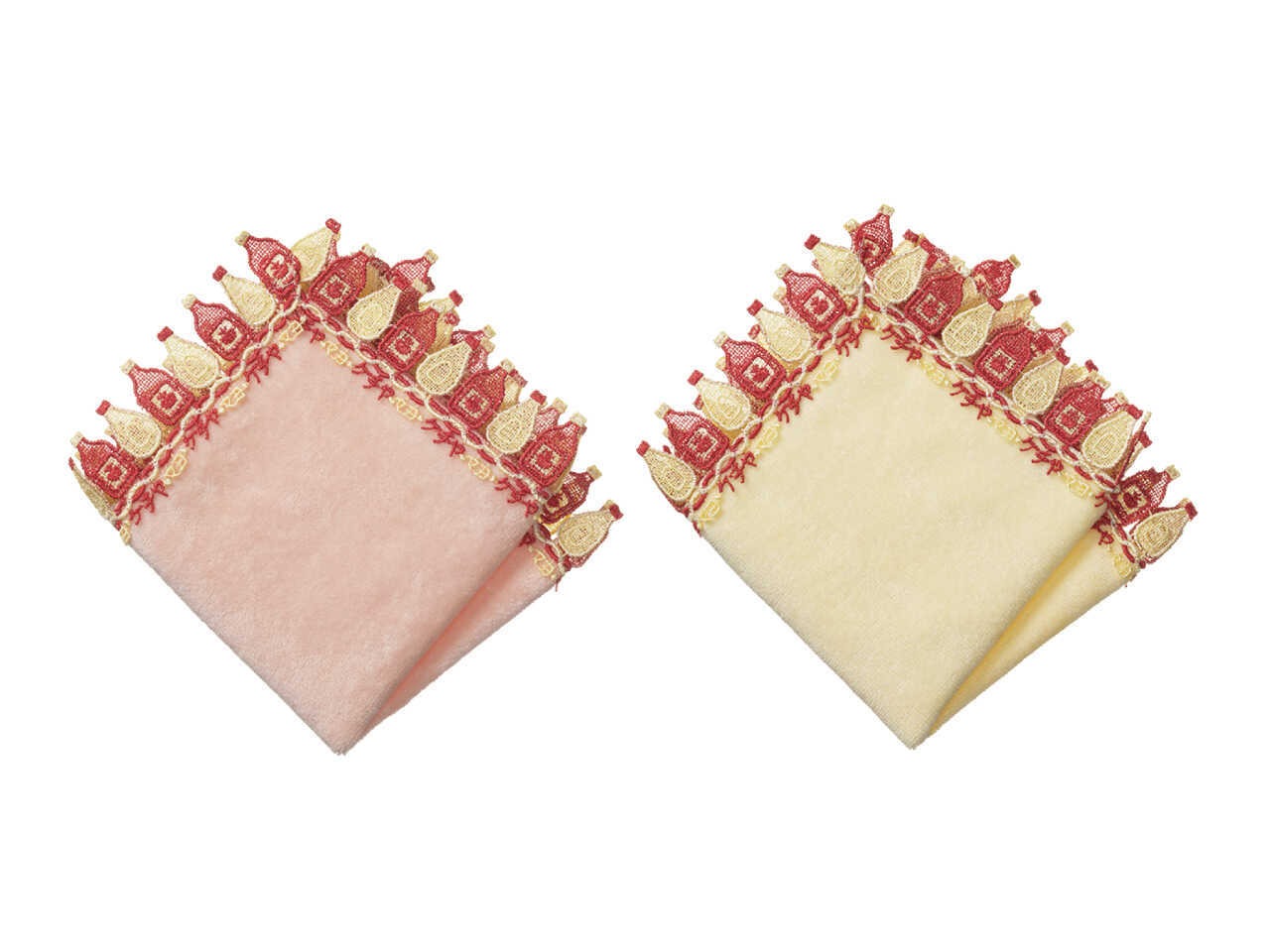 【近沢レース店】シーズンタオルハンカチ「ケチャマヨ」