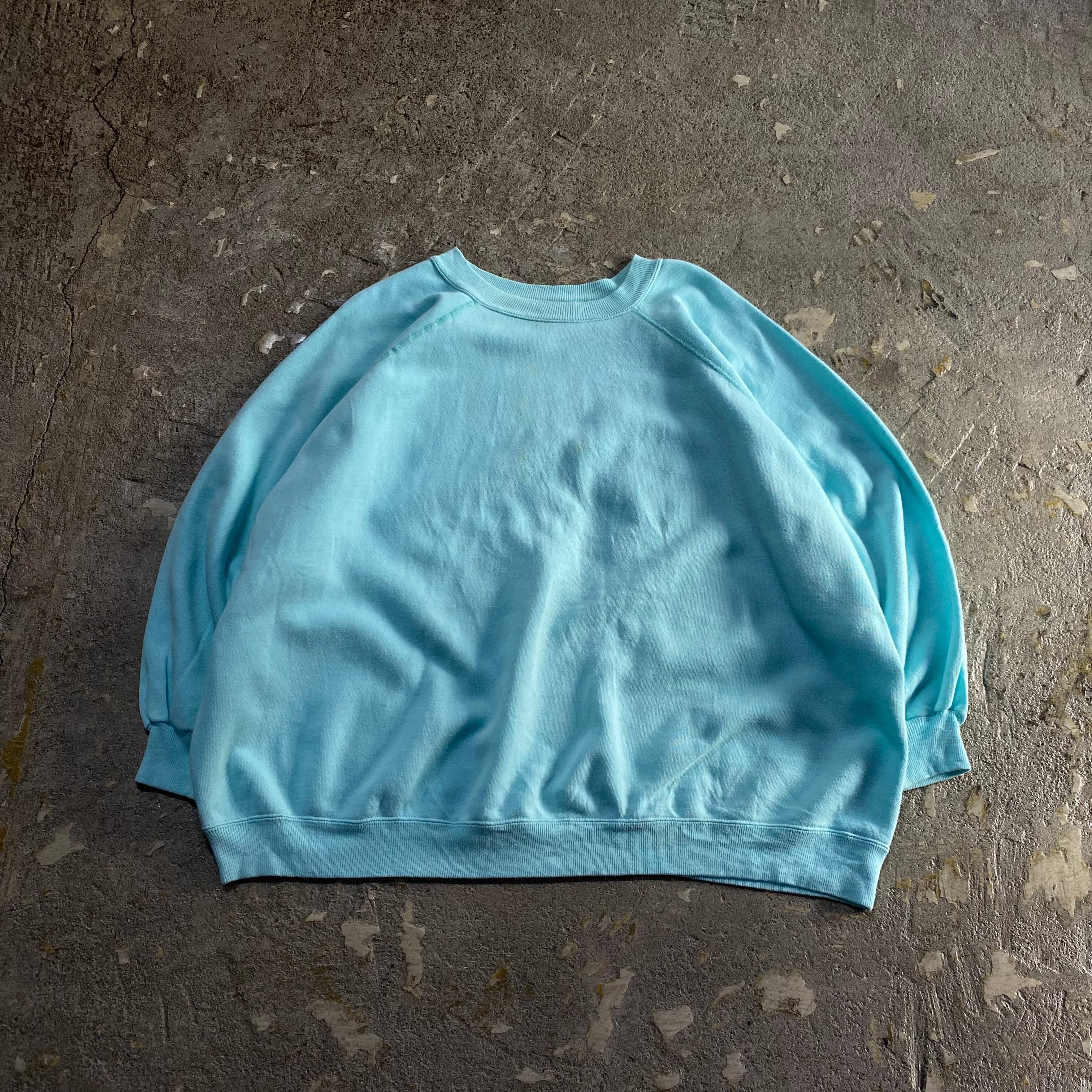 80s〜 Hanes raglan sweat "Tiffany blue"【仙台店】