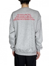 【WACKO MARIA】TRUE ROMANCE / CREW NECK SWEAT SHIRT (TYPE-1)