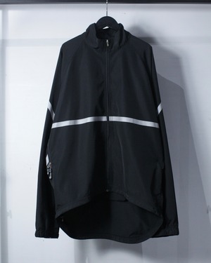 【Caka BLACK】“MEC” Reflector Line Design Vintage Zip Up Nylon Jacket