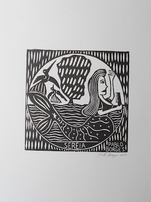 PABLO BORGE パブロ・ボルジェス 木版画 M 正方形　【SEREIA】