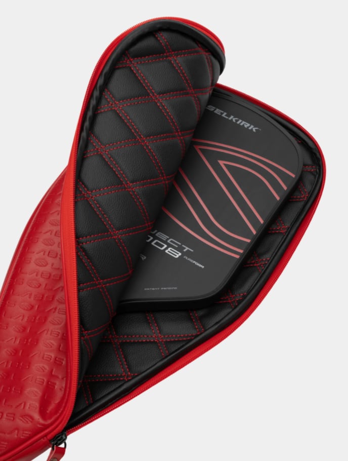 ピックルボール パドル PROJECT 008 カーボンファイバー 黒 赤