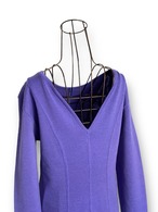 Frills design knit dress