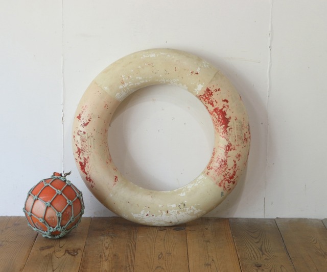 U.S. アメリカ ヴィンテージ PERRY BOUY ペリー ブイ 船舶 ライフリング 浮き輪 オブジェ 店舗什器/RGT21182