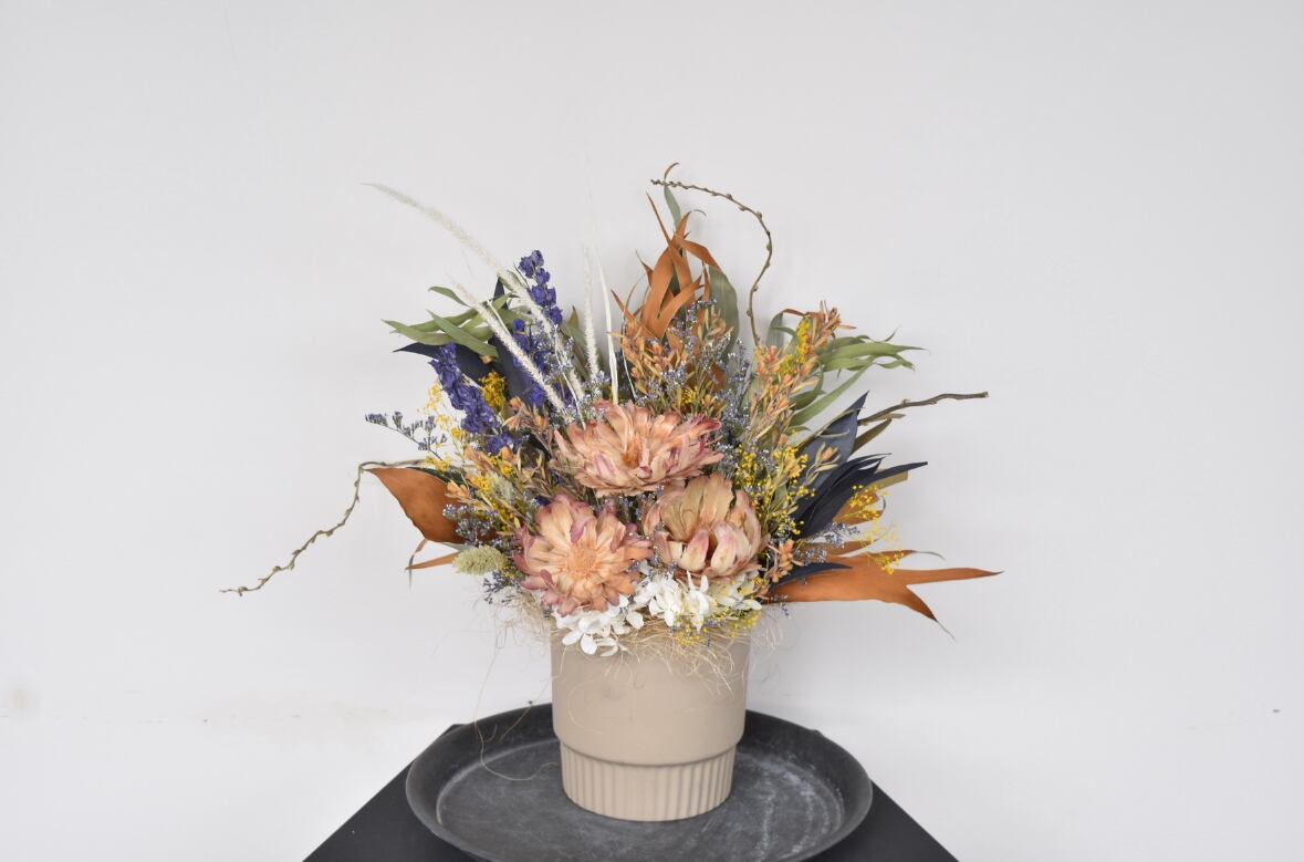 Grevillea gold × Pampasglass Wreath/グレビレアゴールド