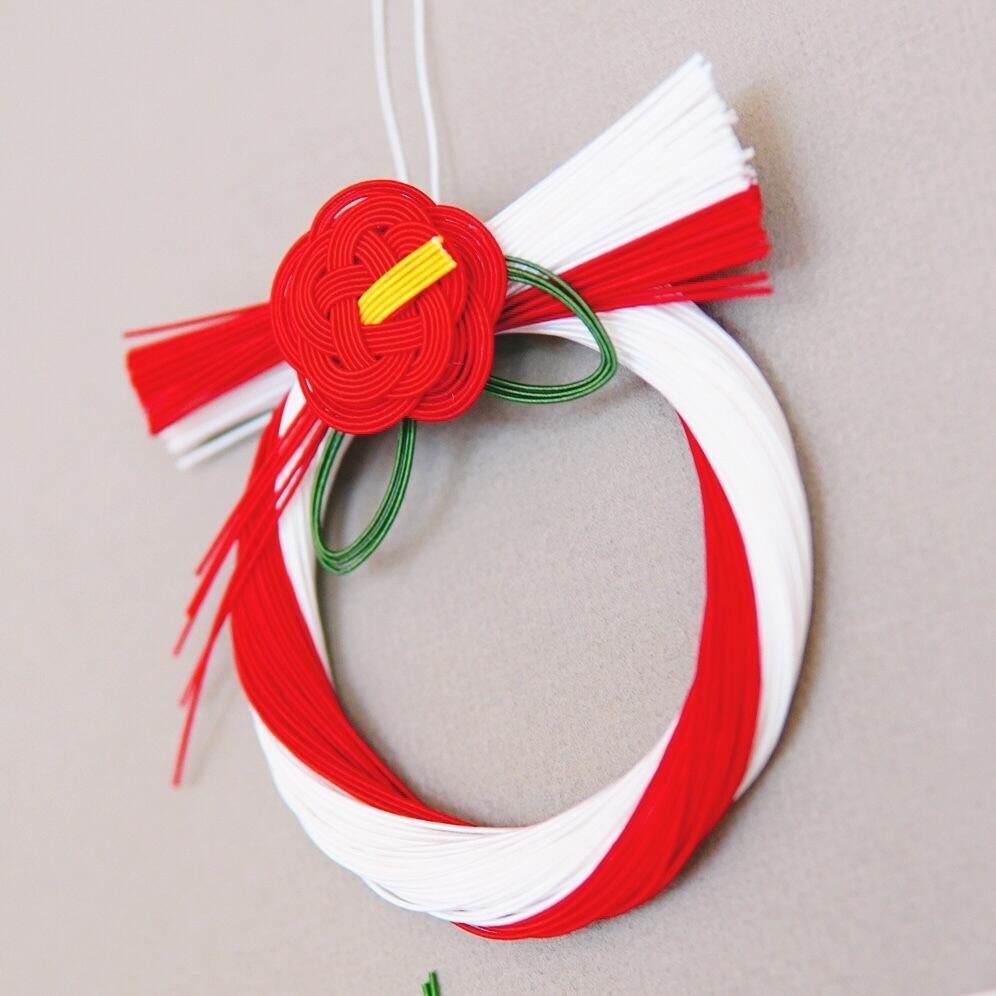 水引正月飾りうめあか