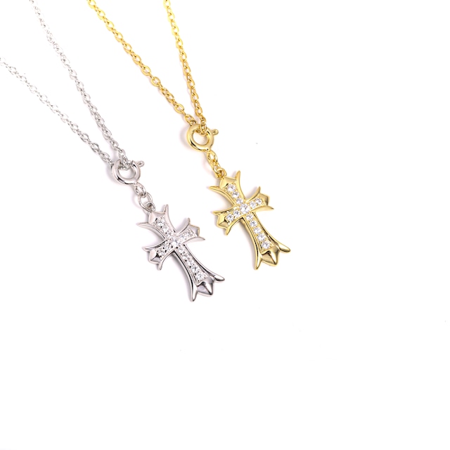 S925 Zirconia Cross necklace